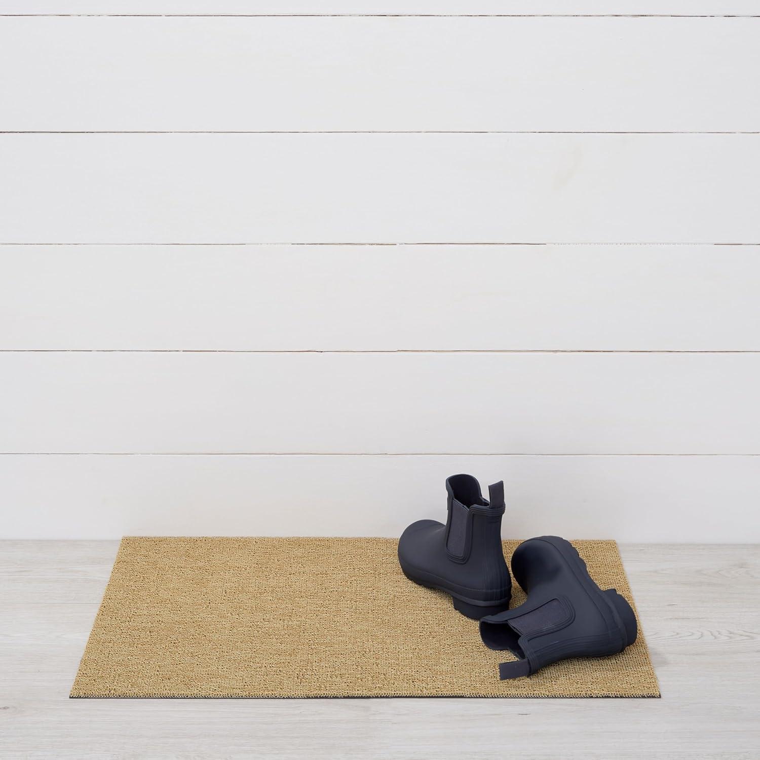 imageChilewich Martha by Martha Stewart Heathered Shag Runner in Flax 2x6 Easy Care Premium IndoorOutdoor Tufted Rug for Entry Kitchen Bath Pool with Weatherproof BackingWheat