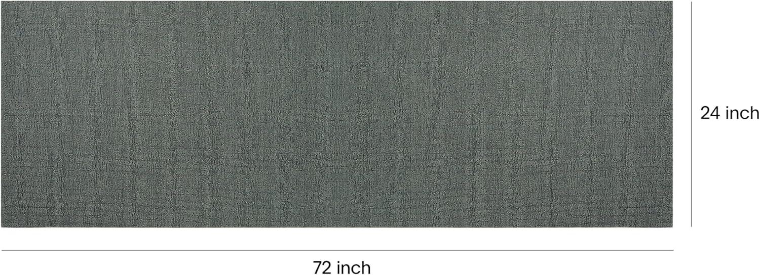 imageChilewich Martha by Martha Stewart Heathered Shag Runner in Flax 2x6 Easy Care Premium IndoorOutdoor Tufted Rug for Entry Kitchen Bath Pool with Weatherproof BackingAbalone