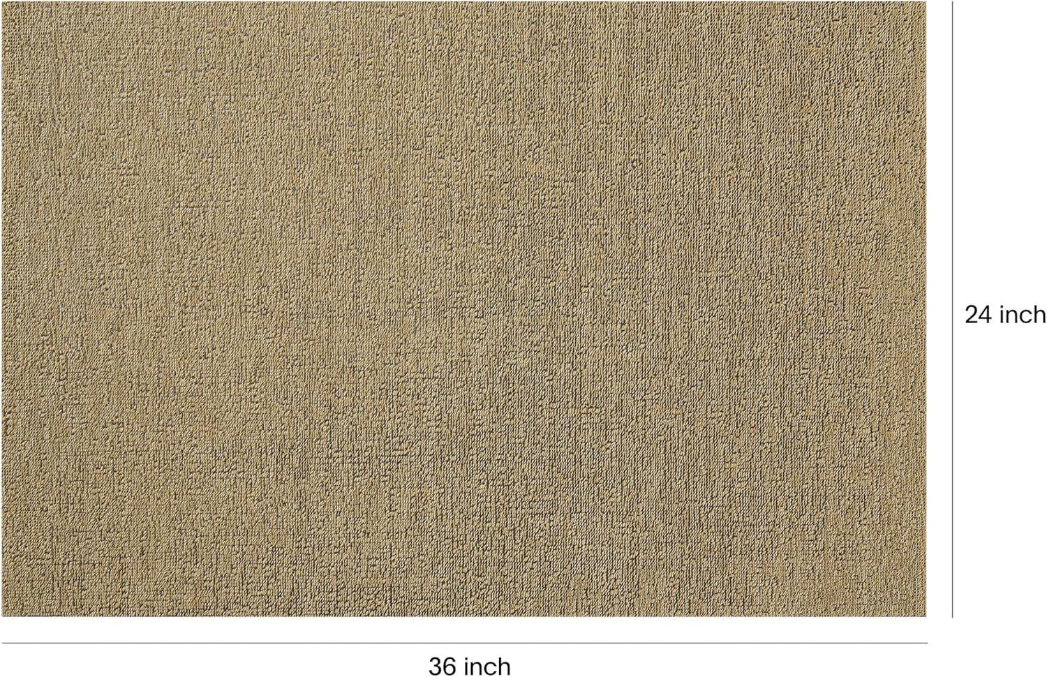 imageChilewich Martha by Martha Stewart Heathered Shag Runner in Flax 2x6 Easy Care Premium IndoorOutdoor Tufted Rug for Entry Kitchen Bath Pool with Weatherproof BackingWheat