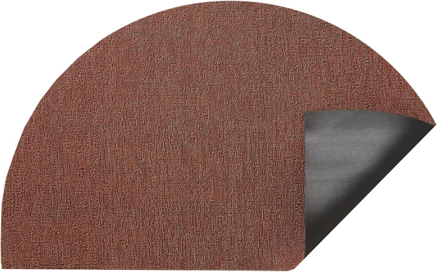 imageChilewich Martha by Martha Stewart Heathered Shag Runner in Flax 2x6 Easy Care Premium IndoorOutdoor Tufted Rug for Entry Kitchen Bath Pool with Weatherproof BackingBurnt Coral