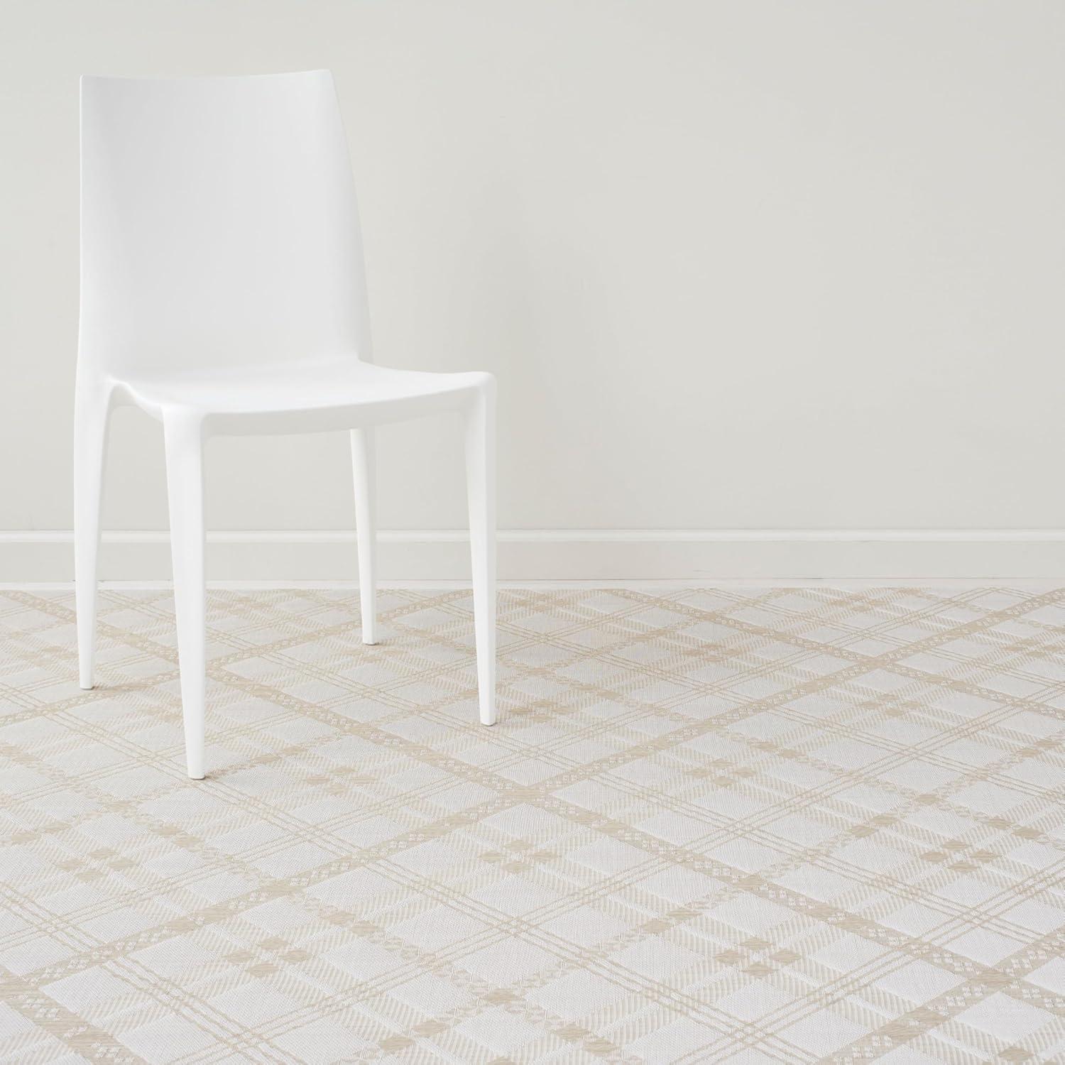 imageChilewich Martha by Martha Stewart Ribbons Rug in Flax 23x36 Easy Care Premium IndoorOutdoor Floor Mat for Entry Kitchen Bath Pool with NonSlip BackingFlax