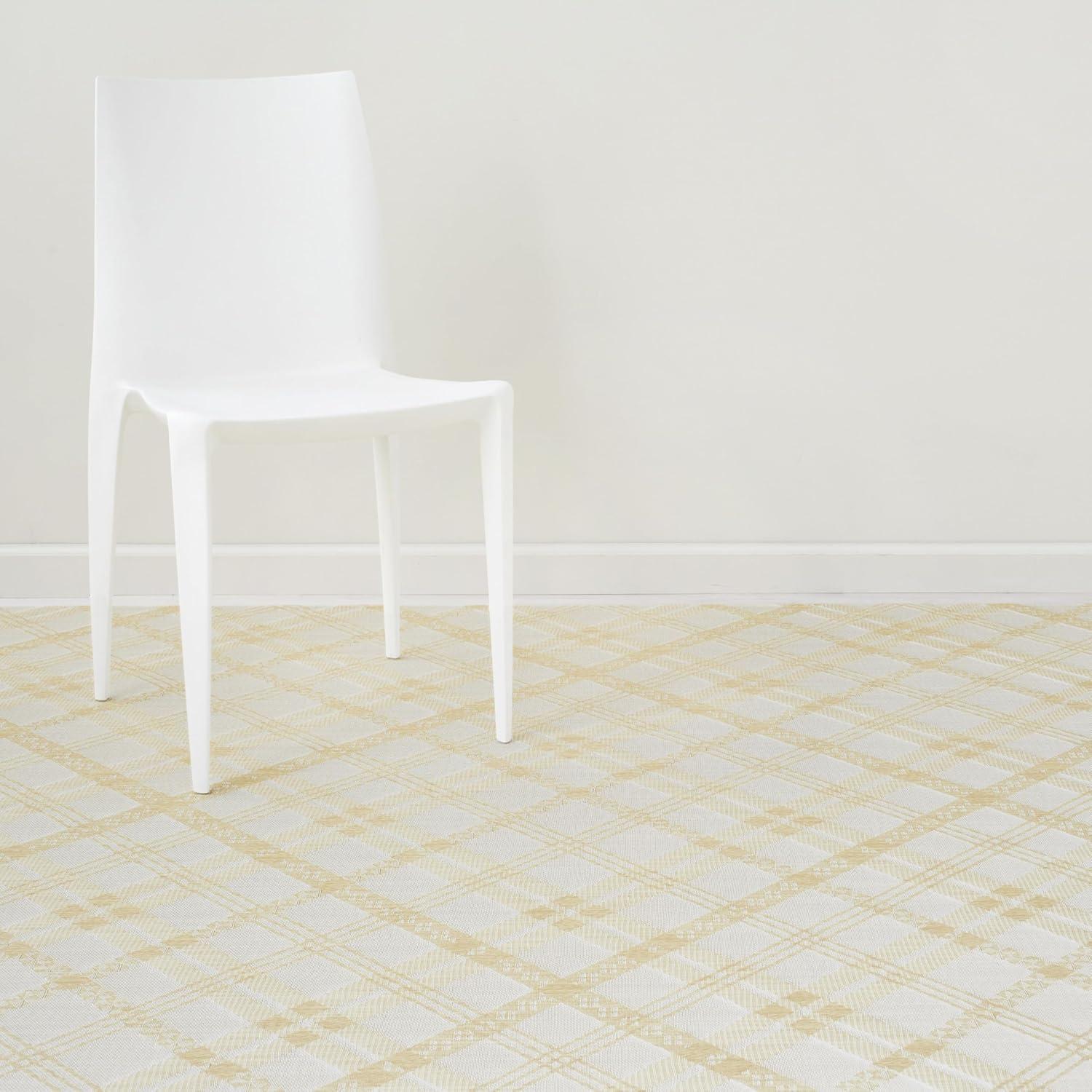 imageChilewich Martha by Martha Stewart Ribbons Rug in Flax 23x36 Easy Care Premium IndoorOutdoor Floor Mat for Entry Kitchen Bath Pool with NonSlip BackingWheat