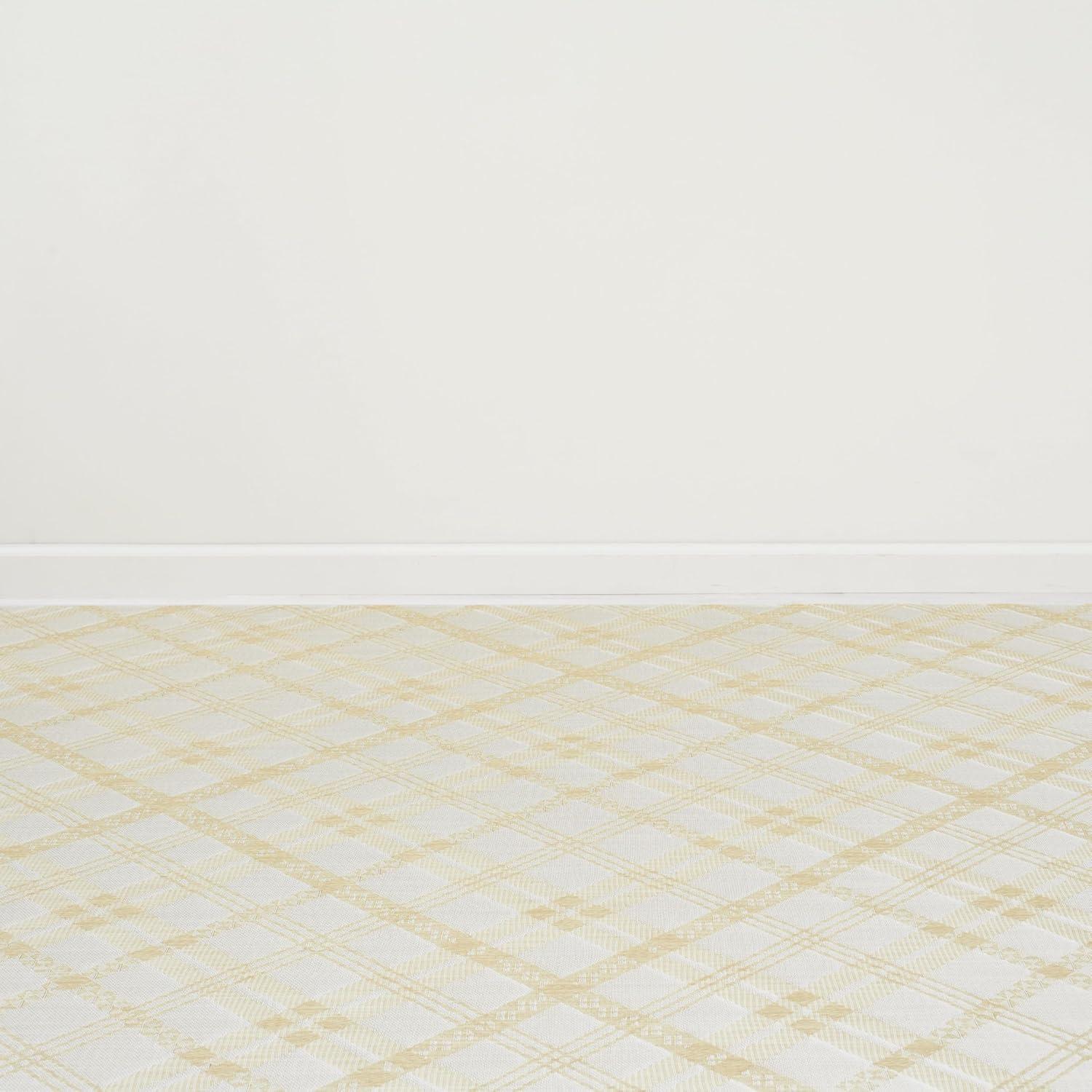 imageChilewich Martha by Martha Stewart Ribbons Rug in Flax 23x36 Easy Care Premium IndoorOutdoor Floor Mat for Entry Kitchen Bath Pool with NonSlip BackingWheat