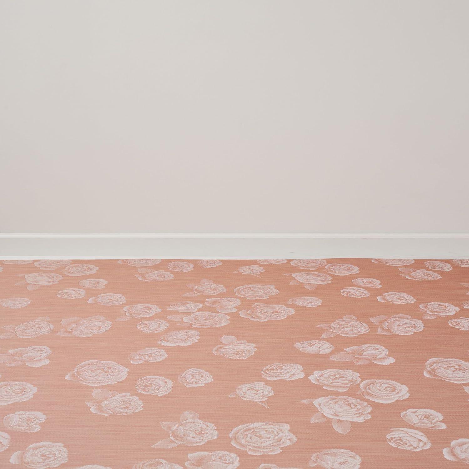 imageChilewich Martha by Martha Stewart Rosette Rug in Burnt Coral 23x36 Easy Care Premium IndoorOutdoor Floor Mat for Entry Kitchen Bath Pool with NonSlip BackingBurnt Coral