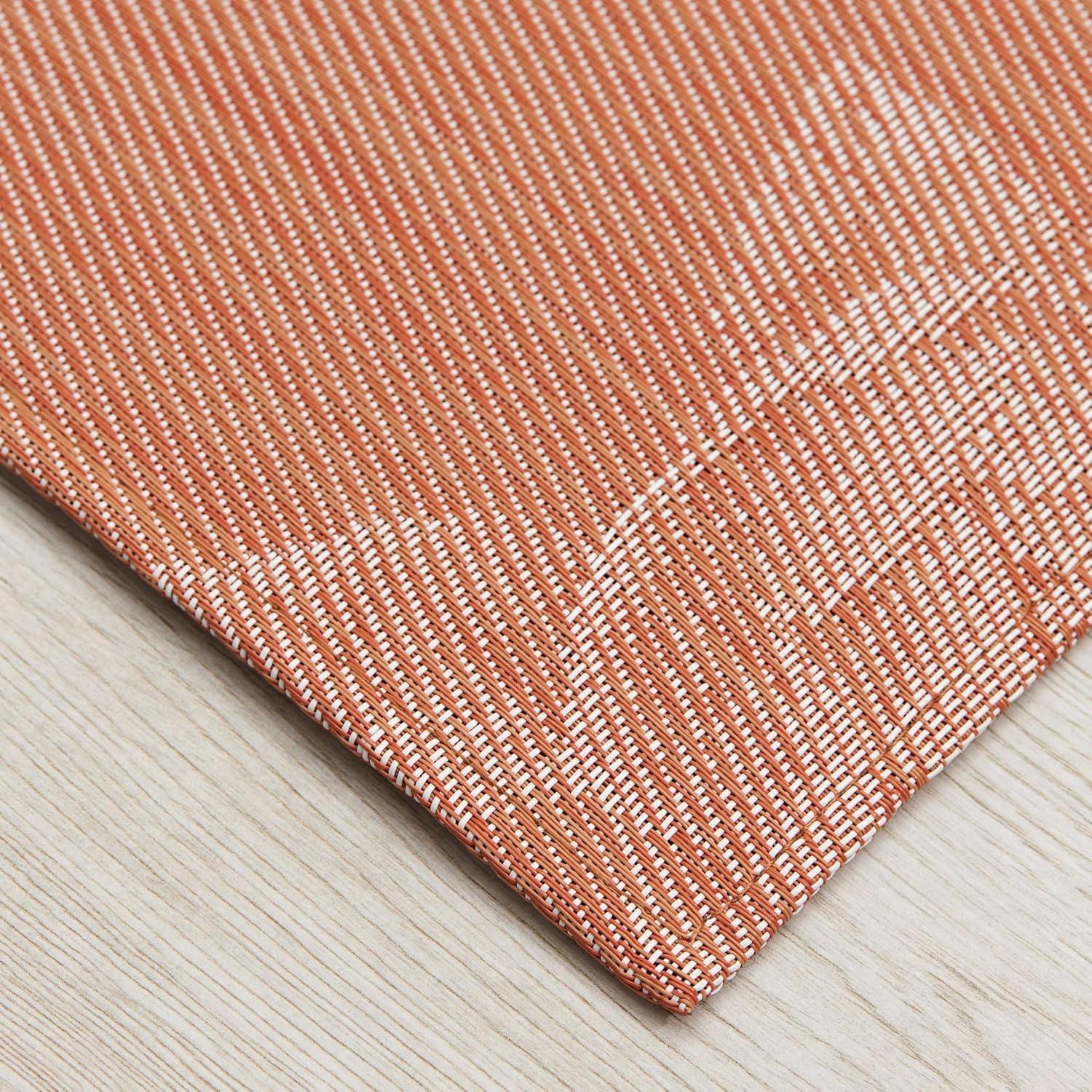 imageChilewich Martha by Martha Stewart Rosette Rug in Burnt Coral 23x36 Easy Care Premium IndoorOutdoor Floor Mat for Entry Kitchen Bath Pool with NonSlip BackingBurnt Coral