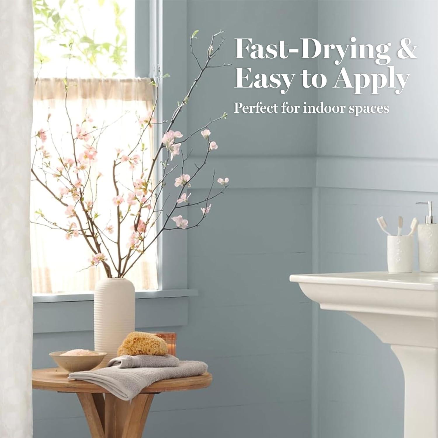 imageMartha by Martha Stewart Interior Paint Eurolux Interior Flat 10L Porch Ceiling Blue