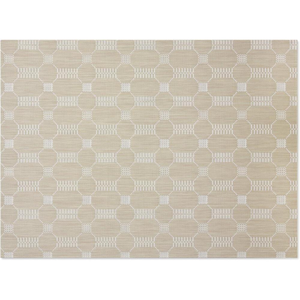 imageChilewich Martha by Martha Stewart Coverlet Rug in Wheat 23x36 Easy Care Premium IndoorOutdoor Floor Mat for Entry Kitchen Bath Pool with NonSlip BackingFlax