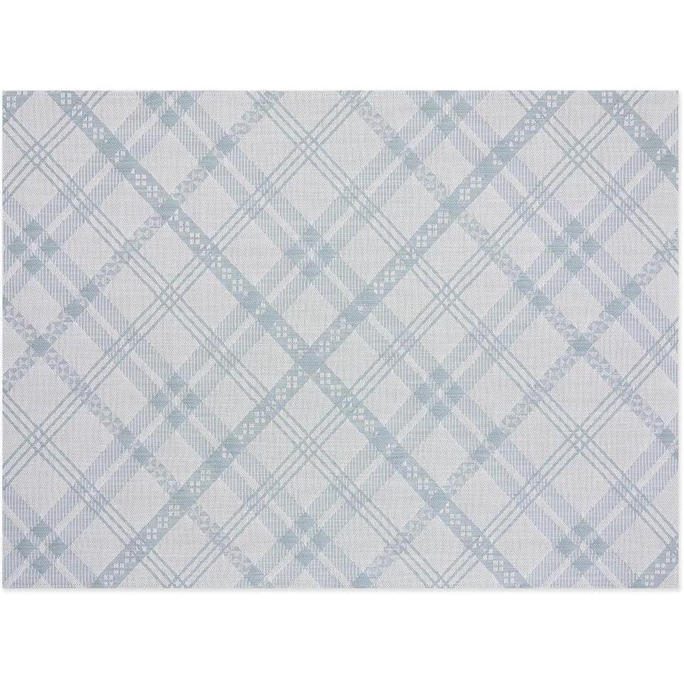 imageChilewich Martha by Martha Stewart Ribbons Rug in Flax 23x36 Easy Care Premium IndoorOutdoor Floor Mat for Entry Kitchen Bath Pool with NonSlip BackingSea
