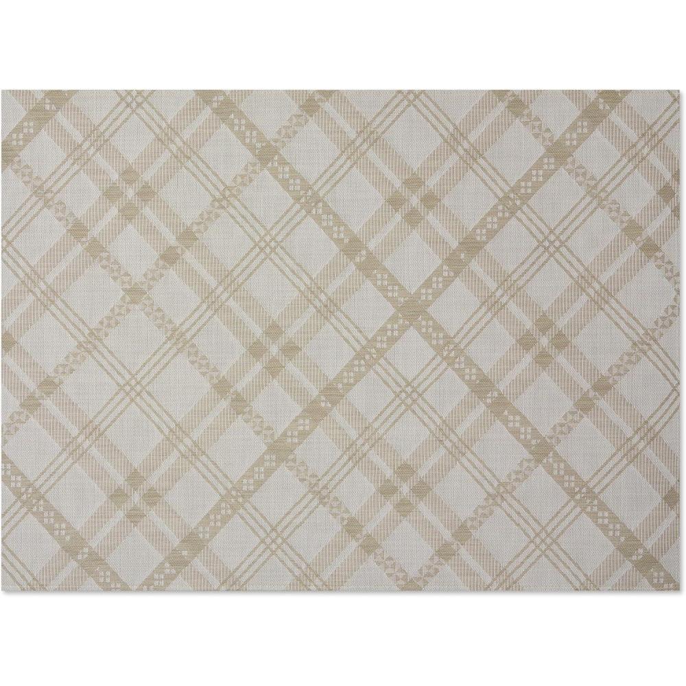 imageChilewich Martha by Martha Stewart Ribbons Rug in Flax 23x36 Easy Care Premium IndoorOutdoor Floor Mat for Entry Kitchen Bath Pool with NonSlip BackingFlax