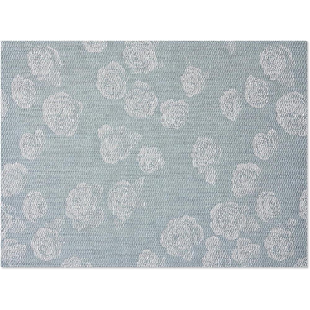 imageChilewich Martha by Martha Stewart Rosette Rug in Burnt Coral 23x36 Easy Care Premium IndoorOutdoor Floor Mat for Entry Kitchen Bath Pool with NonSlip BackingSea