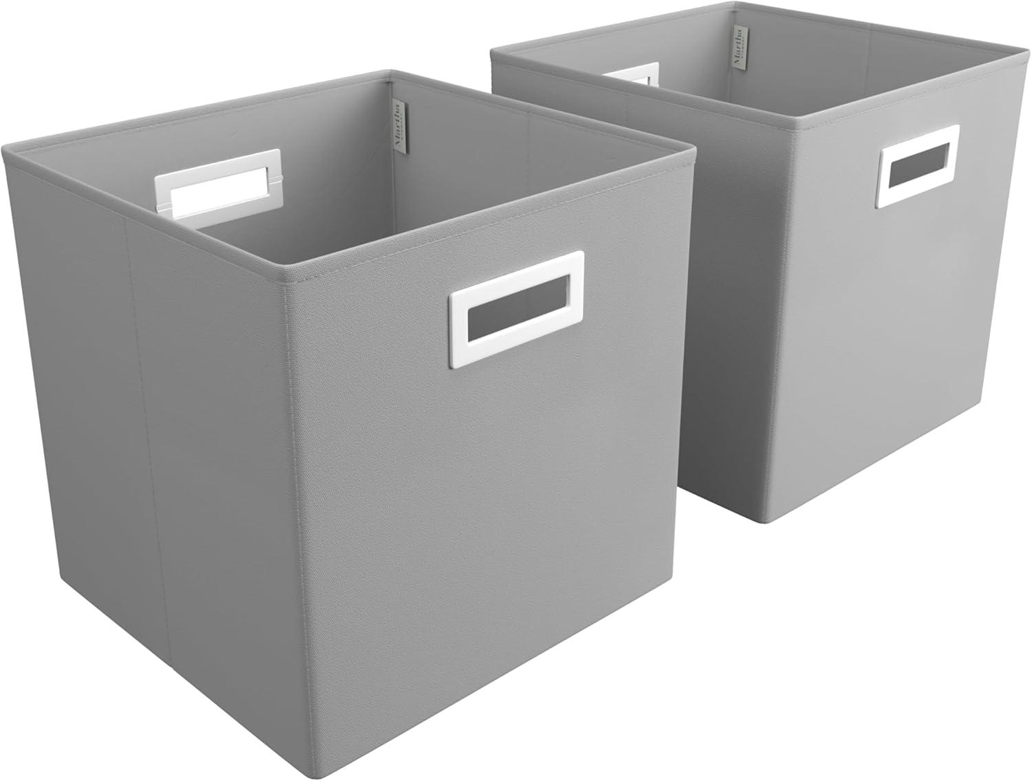 imageMartha Stewart Essential Closet Home Storage and Organization for Storing Sweaters Blankets Handbags Hanging Shirts Accessories 4Shelf Hanging Organizer with 2 Craft Cubes Stone