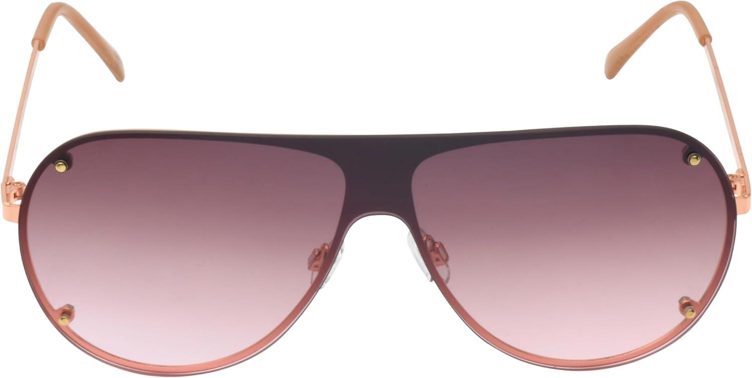 imageMartha Stewart Women Protective Metal Aviator Pilot SunglassesRose Gold Nude
