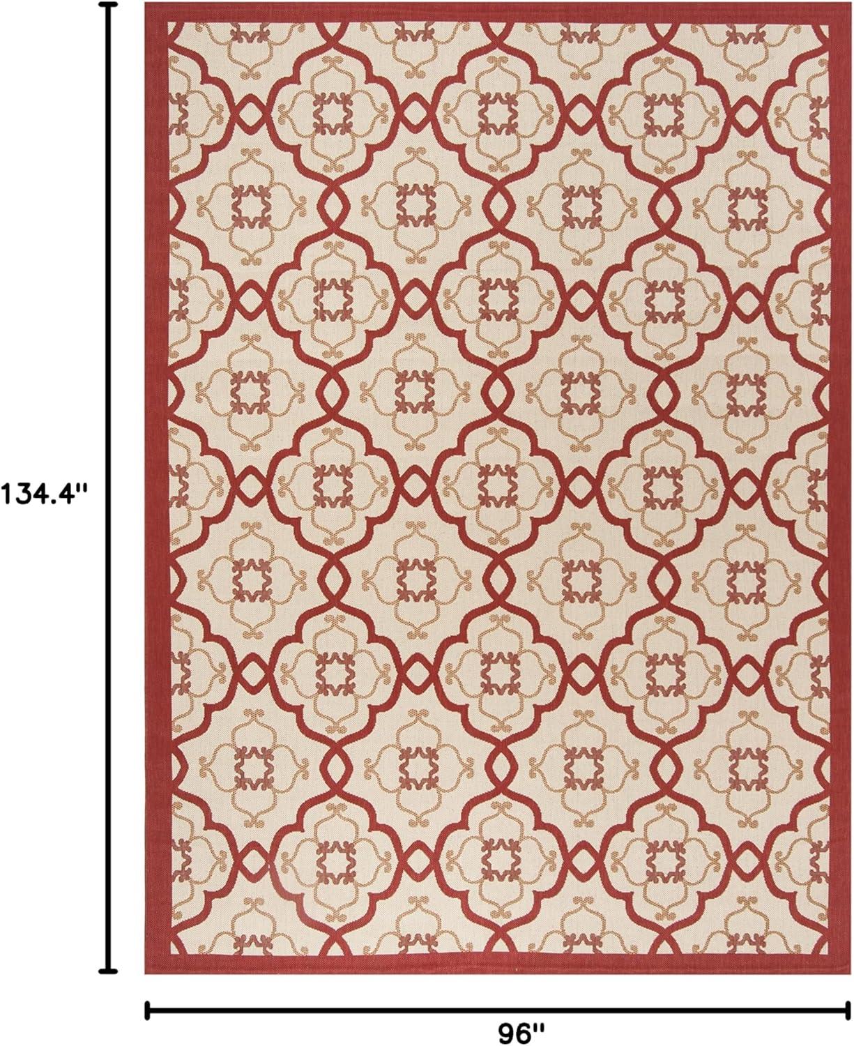 imageMartha Stewart x SAFAVIEH Outdoor Area Rug Collection 8 x 112 Bougainvillea Weather Resistant amp Washable Ideal for Patio Backyard Mudroom Deck Dining Space MSR4262238
