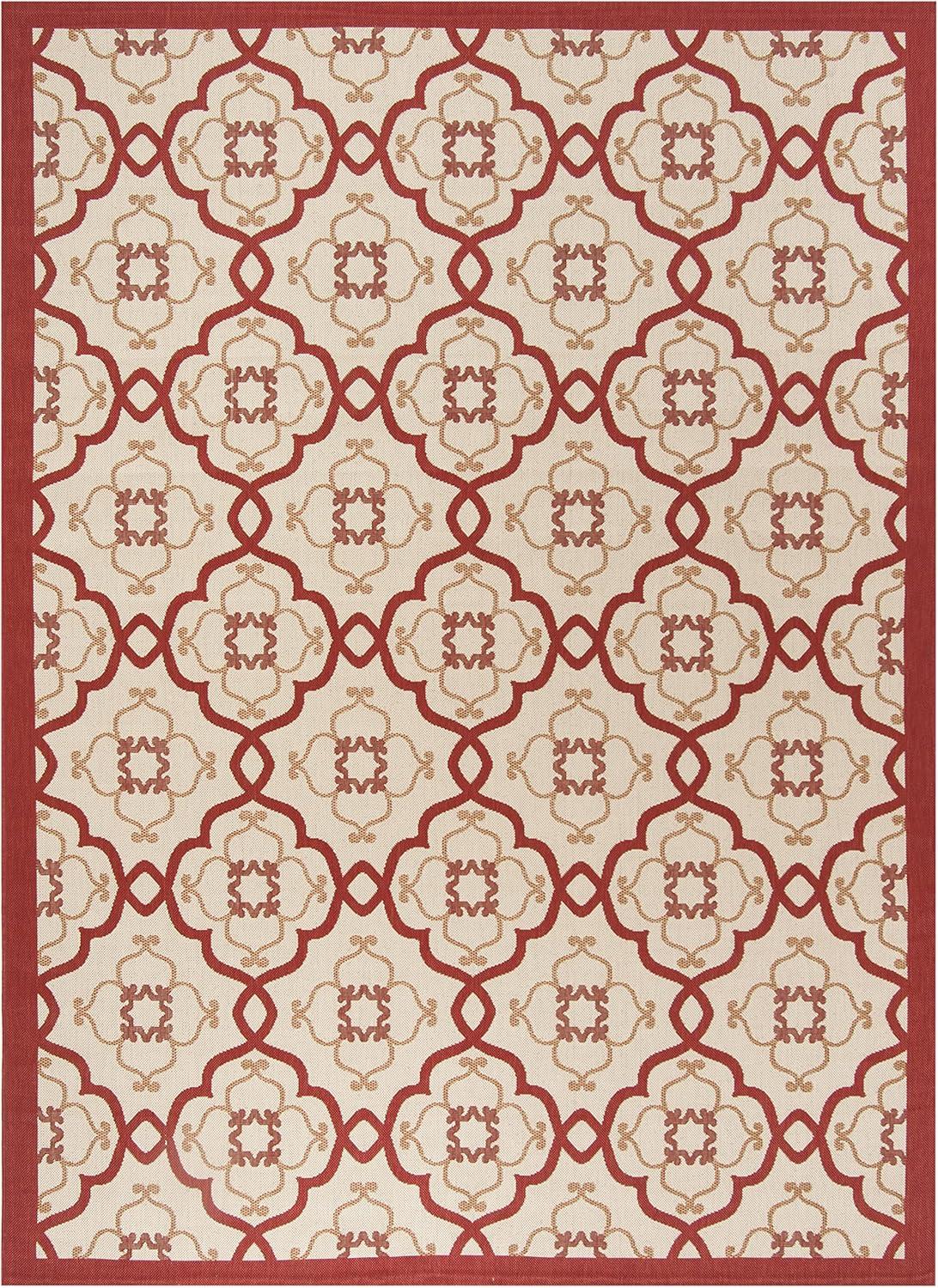 imageMartha Stewart x SAFAVIEH Outdoor Area Rug Collection 8 x 112 Bougainvillea Weather Resistant amp Washable Ideal for Patio Backyard Mudroom Deck Dining Space MSR4262238