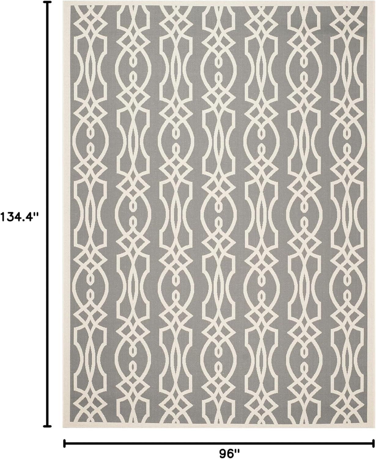 imageMartha Stewart x SAFAVIEH Outdoor Area Rug Collection 8 x 112 Cement Weather Resistant amp Washable Ideal for Patio Backyard Mudroom Deck Dining Space MSR4220246