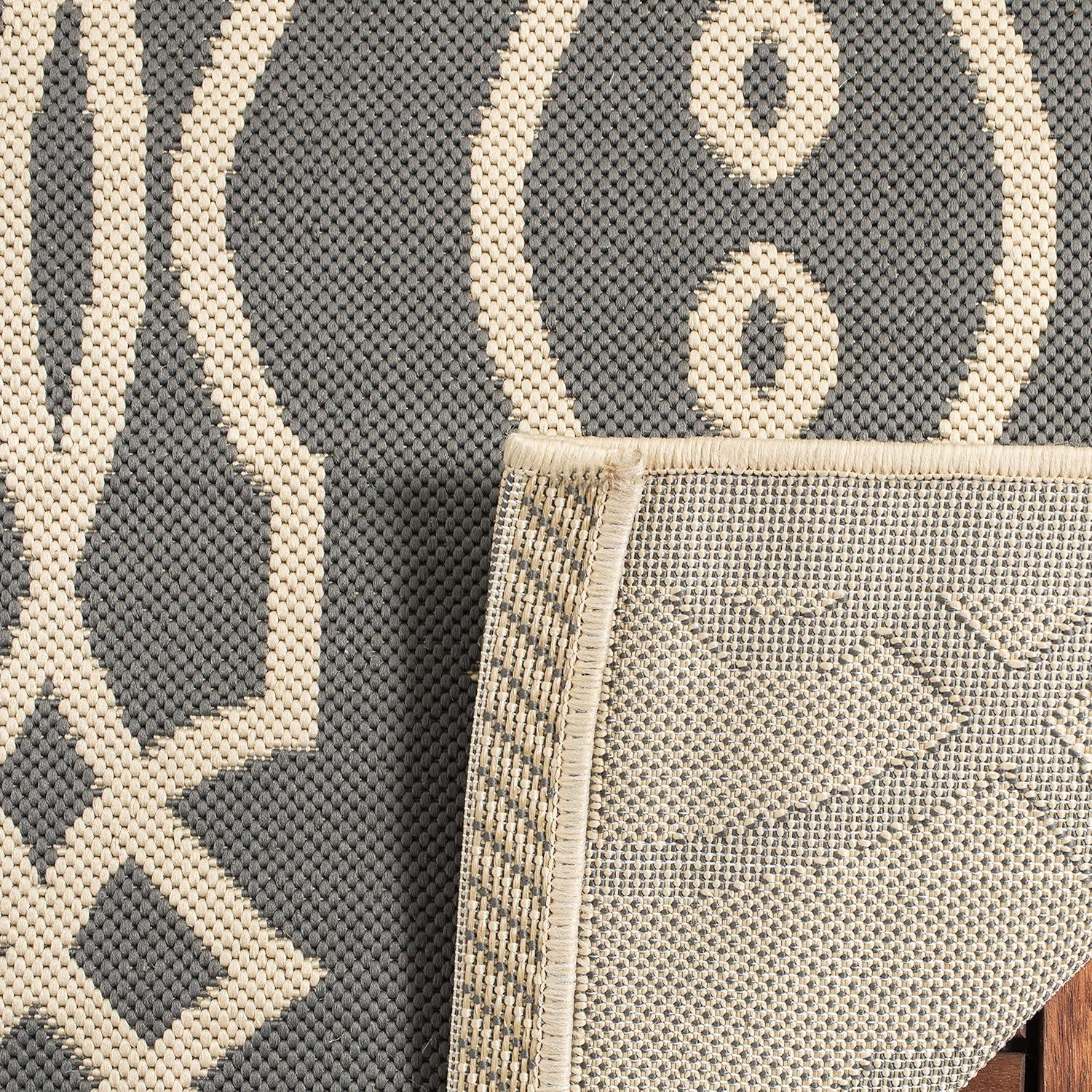 imageMartha Stewart x SAFAVIEH Outdoor Area Rug Collection 8 x 112 Cement Weather Resistant amp Washable Ideal for Patio Backyard Mudroom Deck Dining Space MSR4220246