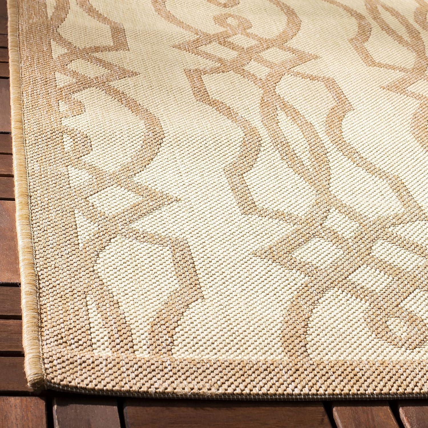 imageMartha Stewart x SAFAVIEH Outdoor Area Rug Collection 8 x 112 Cinnamon Stick Weather Resistant amp Washable Ideal for Patio Backyard Mudroom Deck Dining Space MSR4220011