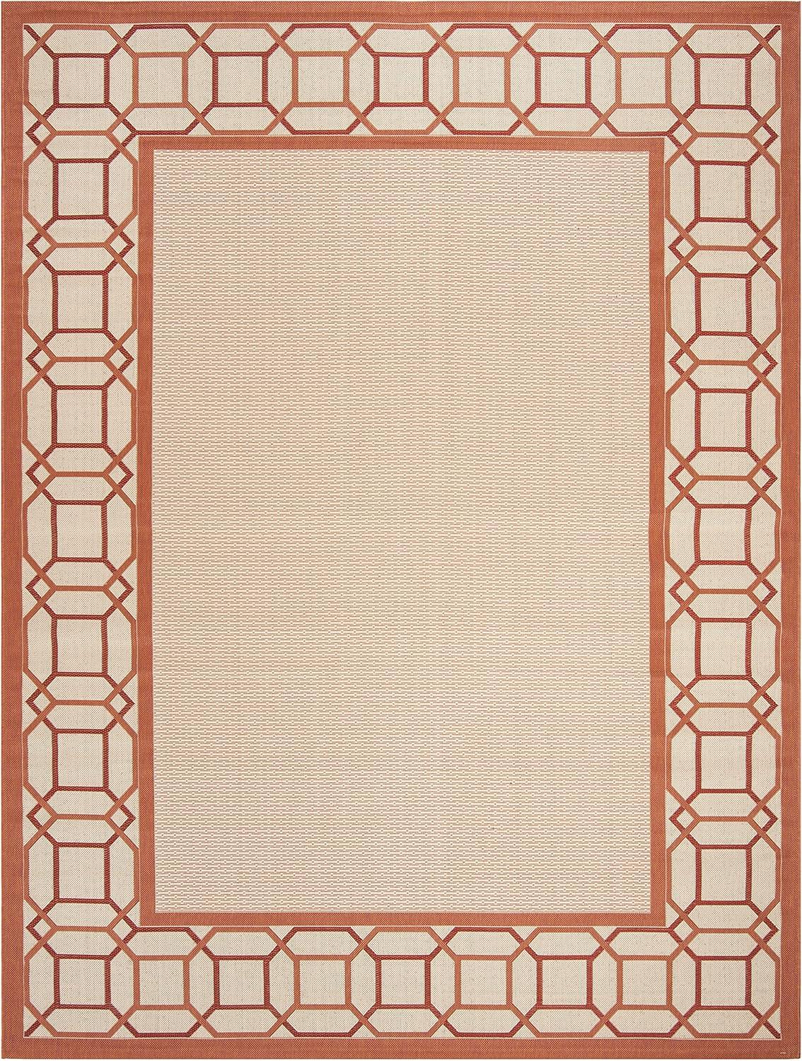 imageMartha Stewart x SAFAVIEH Outdoor Area Rug Collection 8 x 112 Cinnamon Stick Weather Resistant amp Washable Ideal for Patio Backyard Mudroom Deck Dining Space MSR4266231A11