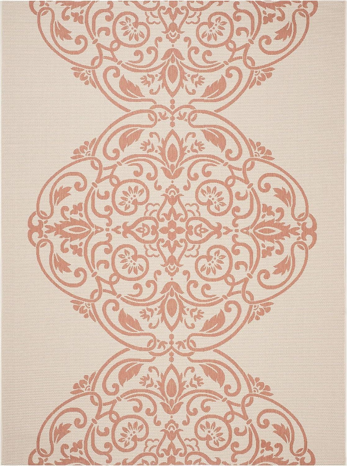 imageMartha Stewart x SAFAVIEH Outdoor Area Rug Collection 8 x 112 Cinnamon Stick Weather Resistant amp Washable Ideal for Patio Backyard Mudroom Deck Dining Space MSR4230231