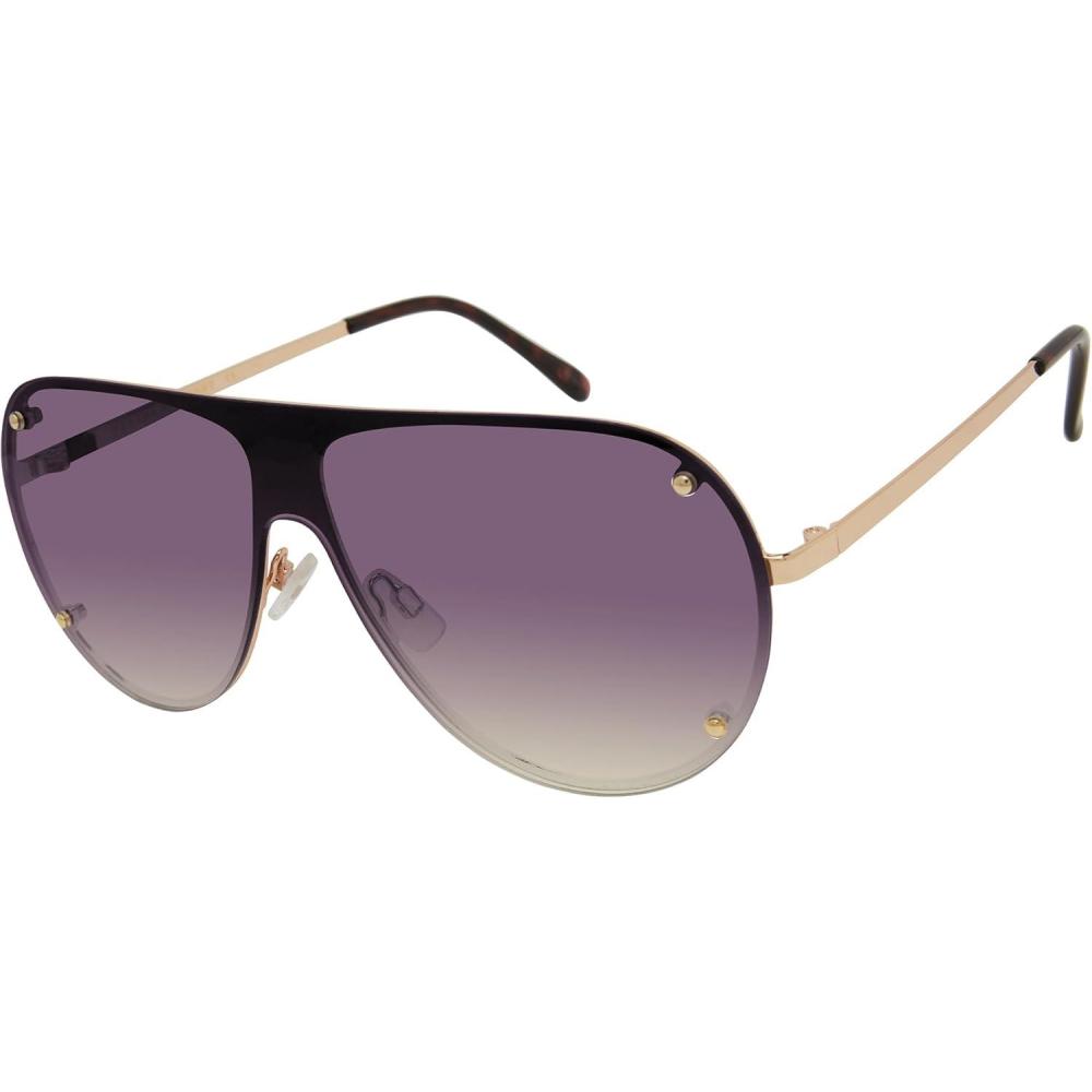 imageMartha Stewart Women Protective Metal Aviator Pilot SunglassesGold Tortoise