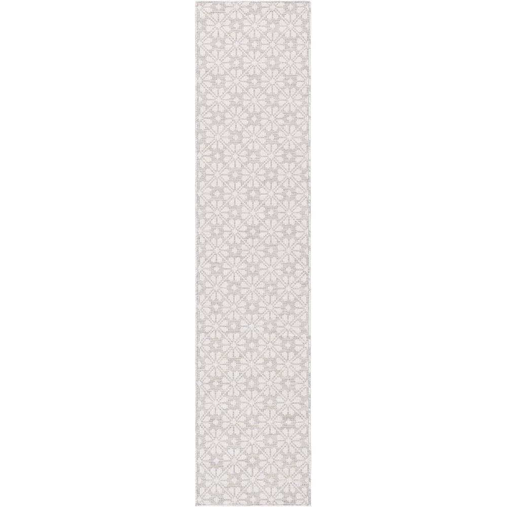 imageMartha Stewart x SAFAVIEH Outdoor Area Rug Collection  8 x 10 Blue amp Beige Weather Resistant amp Washable Ideal for Patio Backyard Mudroom Deck Dining Space MSR4491MGreyIvory