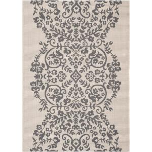 Martha Stewart x SAFAVIEH Outdoor Area Rug Collection – 8′ x 11’2″, Cinnamon Stick, Weather Resistant & Washable, Ideal for Patio, Backyard, Mudroom, Deck, Dining Space (MSR4256-241)(Hickory)