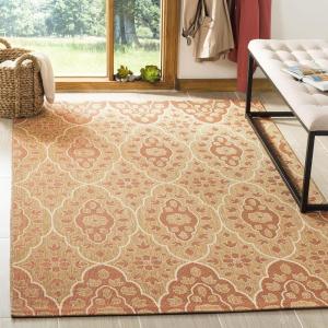 Martha Stewart x SAFAVIEH Outdoor Area Rug Collection – 8′ x 11’2″, Grey & Navy, Weather Resistant & Washable, Ideal for Patio, Backyard, Mudroom, Deck, Dining Space (MSR4115-36812)(Natural/Beige)