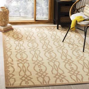 Martha Stewart x SAFAVIEH Outdoor Area Rug Collection – 8′ x 11’2″, Hickory, Weather Resistant & Washable, Ideal for Patio, Backyard, Mudroom, Deck, Dining Space (MSR4220-030)(Hickory)