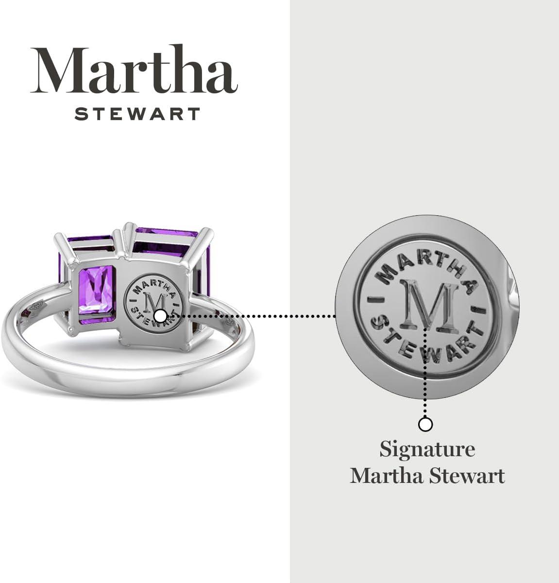 imageMartha Stewart 3 14 Carat Two Stone Gemstone Ring For Women in Sterling Silver Gemstone Jewelry For WomenOption 8