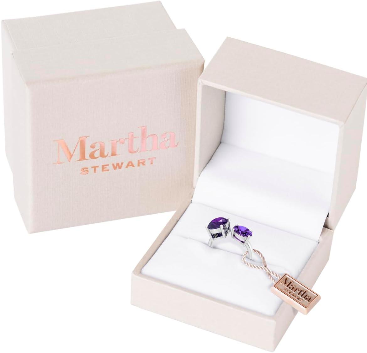 imageMartha Stewart 3 34 Carat Two Stone Gemstone Ring For Women in Sterling Silver Gemstone Jewelry For WomenOption 7