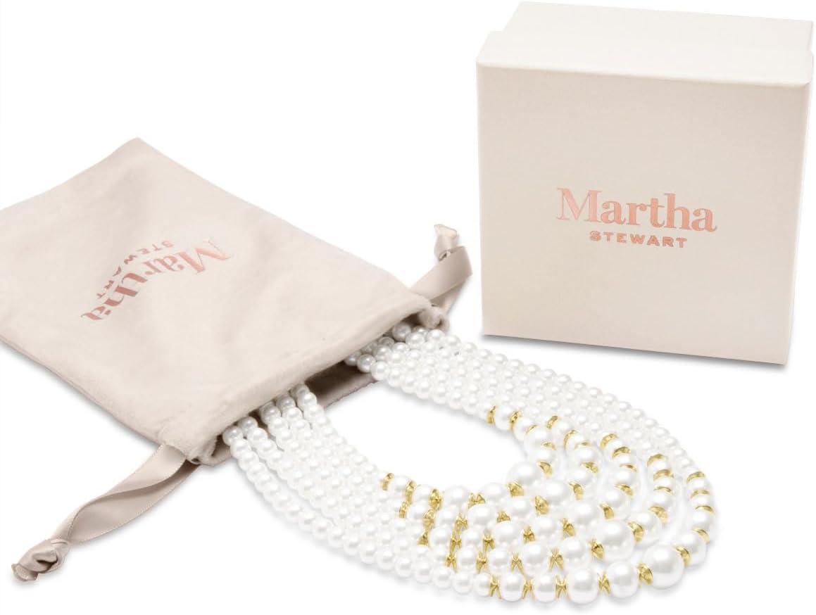 imageMartha Stewart Five Strand Pearl Necklace In Gold For Women
