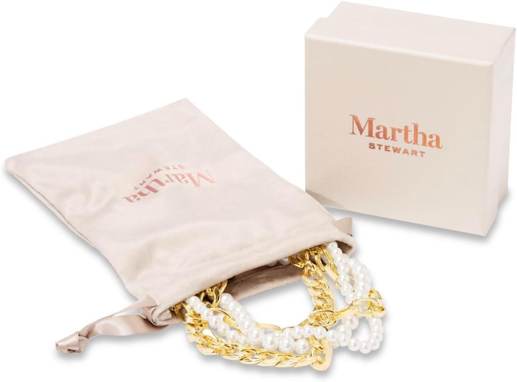 imageMartha Stewart Four Twisted Strand Pearl and Chain Necklace In Gold For Women
