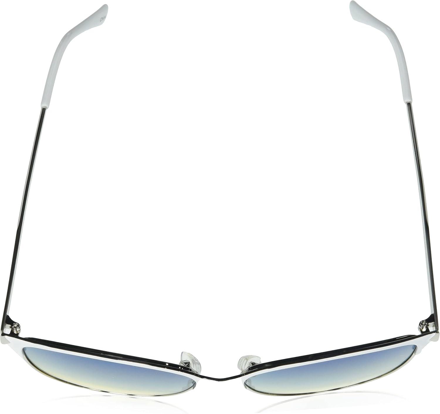 imageMartha Stewart Women Retro Metal Protective SunglassesWhite and Silver