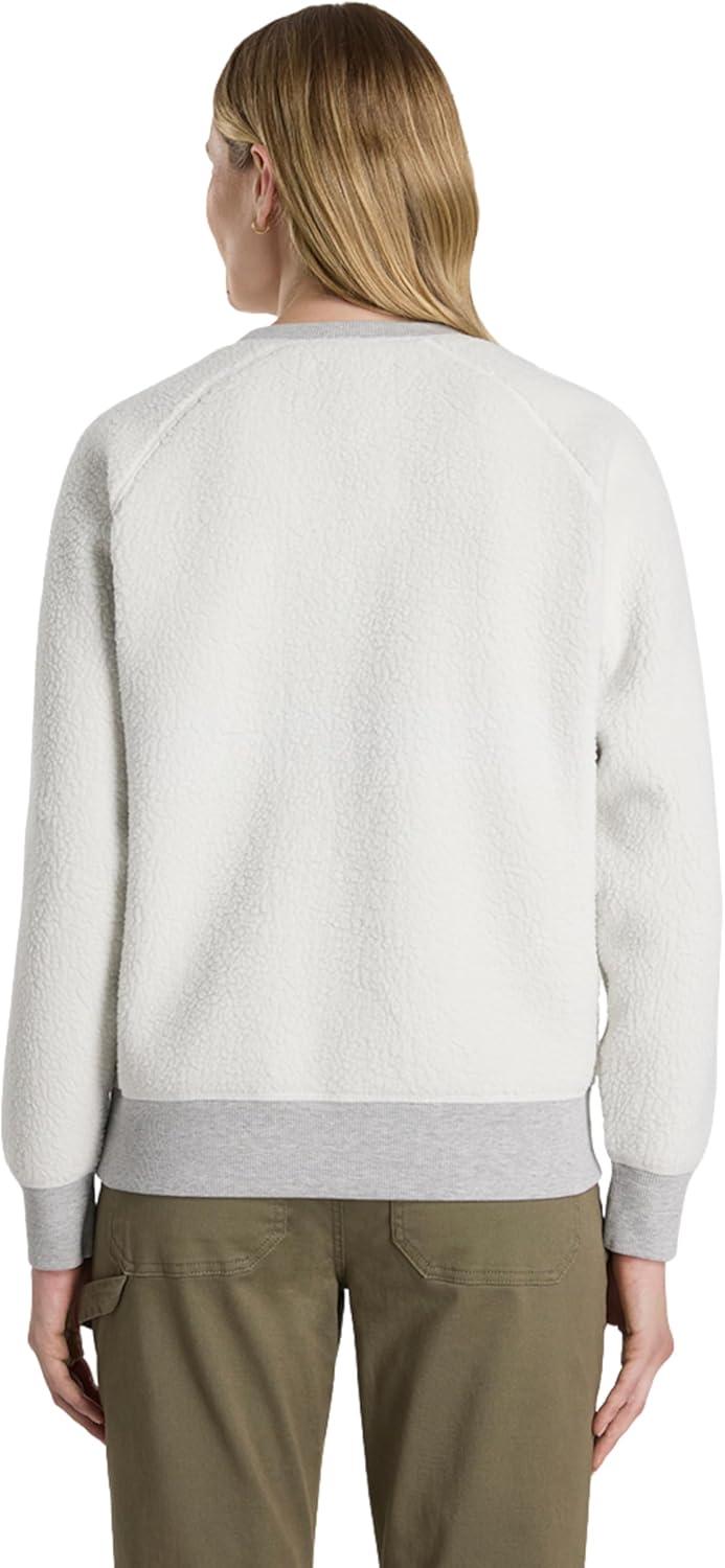 imageMartha Stewart Womens Essential Sweatshirt Comfy Crewneck Pullover Ladies Casual Top Basic ClothingOffwhite