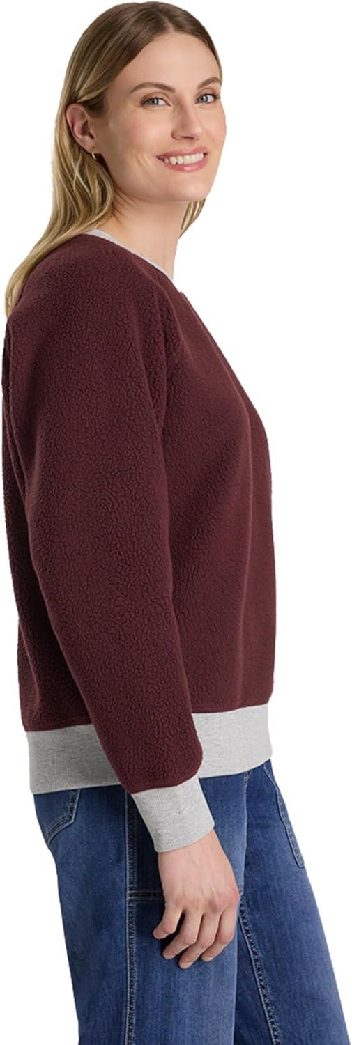 imageMartha Stewart Womens Essential Sweatshirt Comfy Crewneck Pullover Ladies Casual Top Basic ClothingSassafras