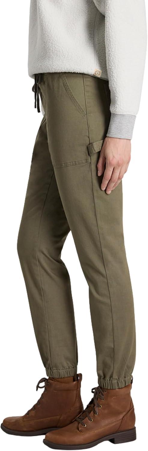 imageMartha Stewart Womens Garden Jogger Cotton Utility Pants Elastic Waist Stretch Trousers Casual Comfort FitKalamata