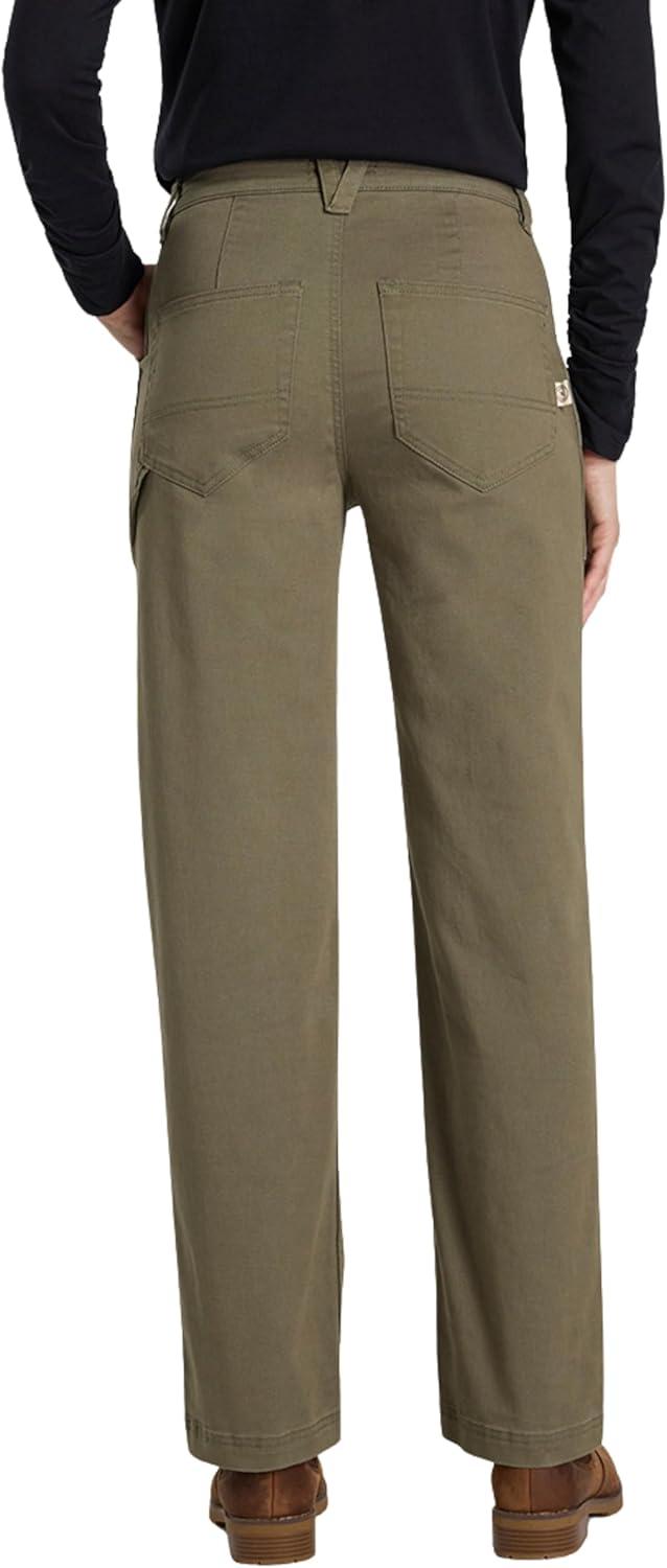 imageMartha Stewart Womens Garden Straight Leg Pant Stretch Canvas Utility Casual Trousers Durable Outdoor ClothingKalamata