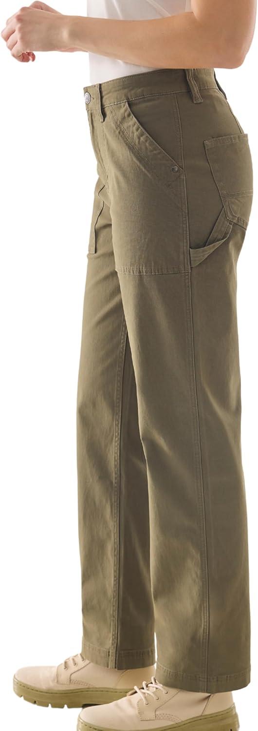 imageMartha Stewart Womens Garden Straight Leg Work Pant Stretch Utility Trousers Outdoor BottomsKalamata
