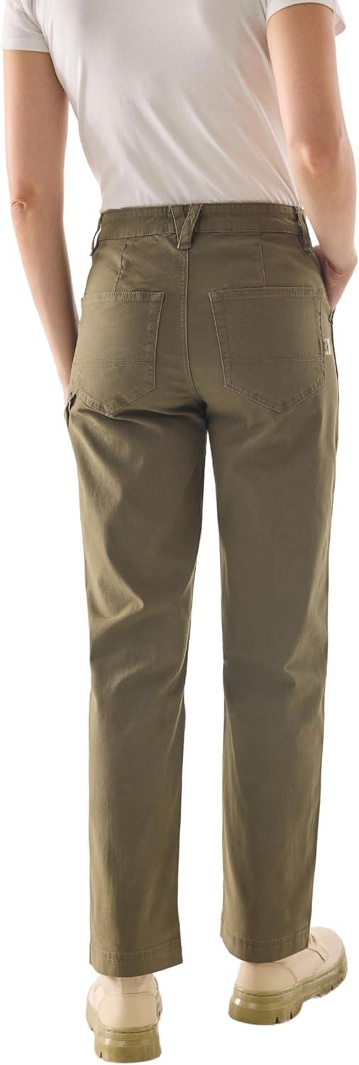 imageMartha Stewart Womens Garden Straight Leg Work Pant Stretch Utility Trousers Outdoor BottomsKalamata