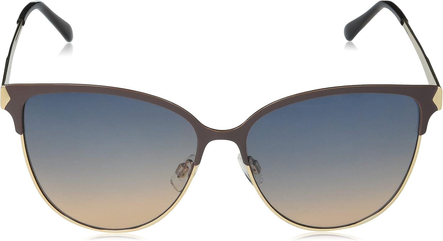 imageMartha Stewart Womens Ms142 Retro Metal Uv400 Protective Cat Eye SunglassesTimeless Gifts for Her 57mmBrown and Gold