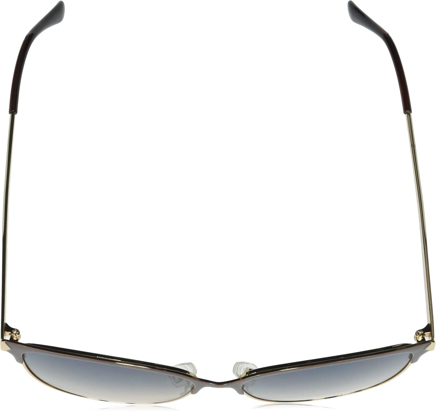 imageMartha Stewart Womens Ms142 Retro Metal Uv400 Protective Cat Eye SunglassesTimeless Gifts for Her 57mmBrown and Gold