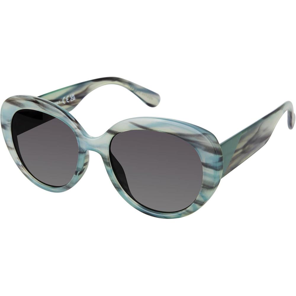 imageMartha Stewart Womens Ms193 Retro Modern Uv400 Protective Oval SunglassesTimeless Gifts for Her 537mmOlive Wood