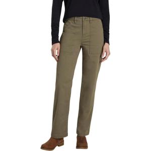 Martha Stewart Women’s Garden Straight Leg Pant Stretch Canvas, Utility Casual Trousers, Durable Outdoor Clothing(Kalamata)