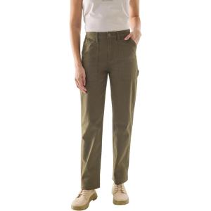 Martha Stewart Women’s Garden Straight Leg Work Pant, Stretch Utility Trousers, Outdoor Bottoms(Kalamata)