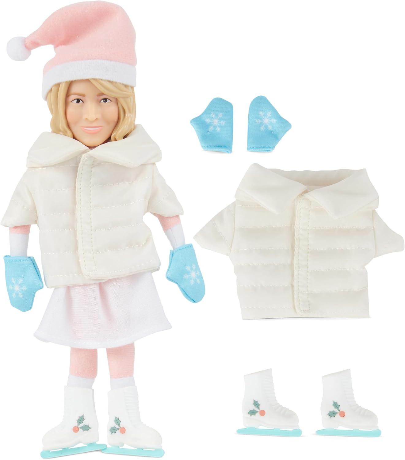 imageMartha Stewart Expansion Pack Plush Robe and Sleep Mask for Martha on The Mantel Elf Funny Secret Santa Collectible White Elephant Stocking Stuffer GiftExpansion Pack 2