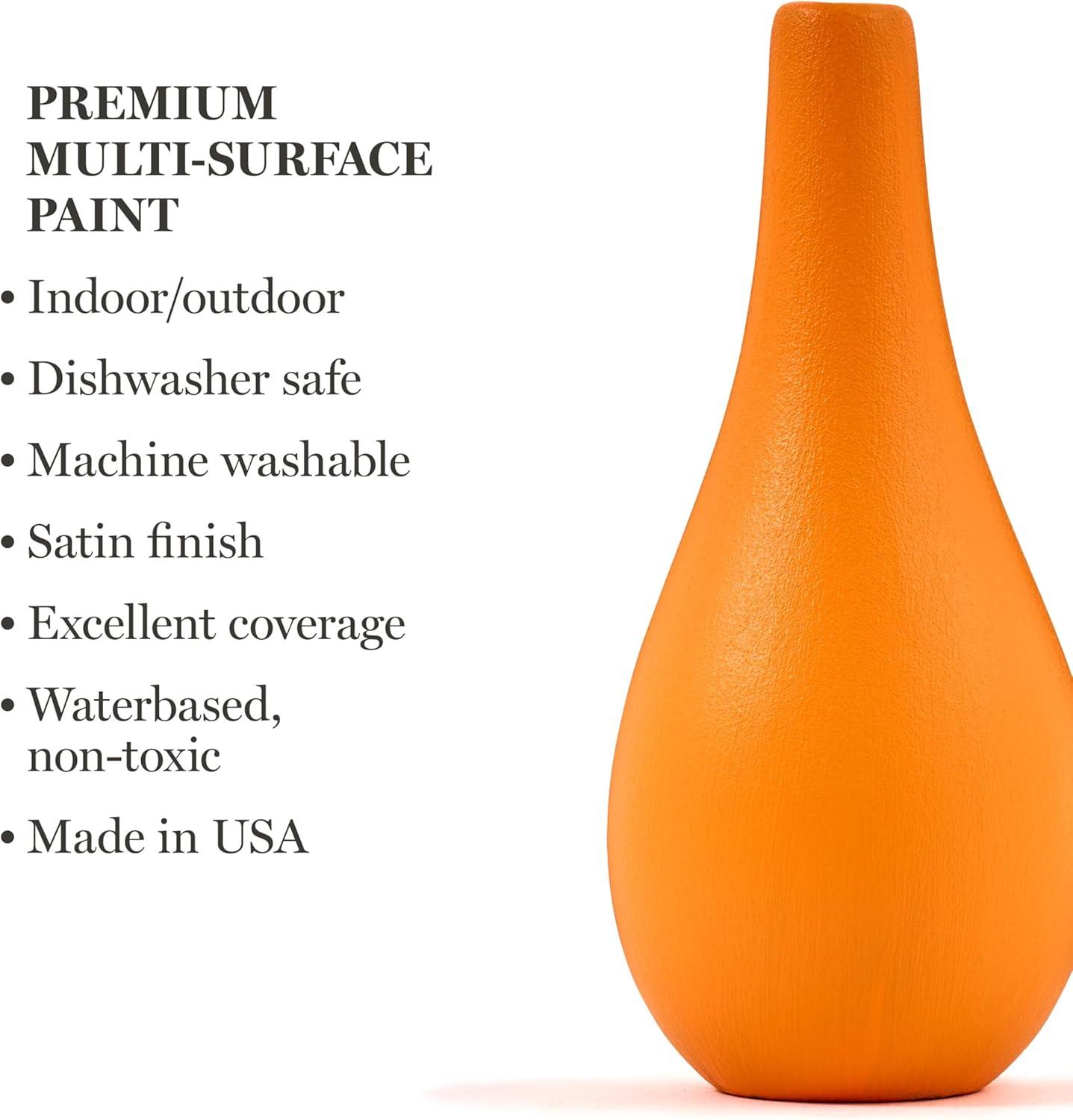 imageMartha Stewart Glitter Acrylic Craft Paint Florentine Gold 8 ozOrange Floatie