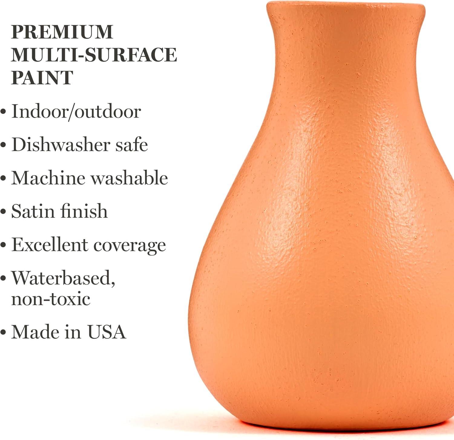 imageMartha Stewart Glitter Acrylic Craft Paint Florentine Gold 8 ozWild Salmon
