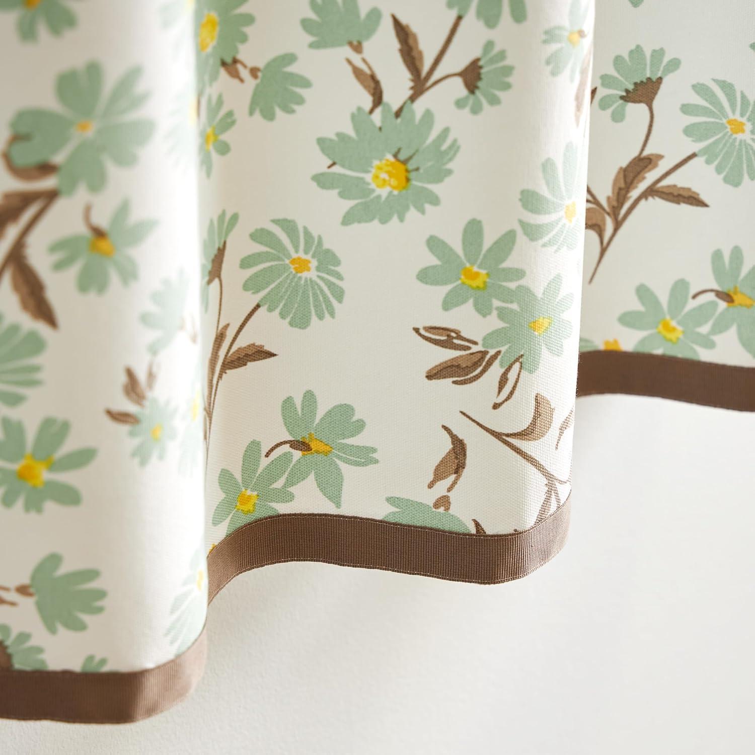 imageMartha Stewart Lemons 3Piece Window Curtain Valance and Tiers Set YellowGreen