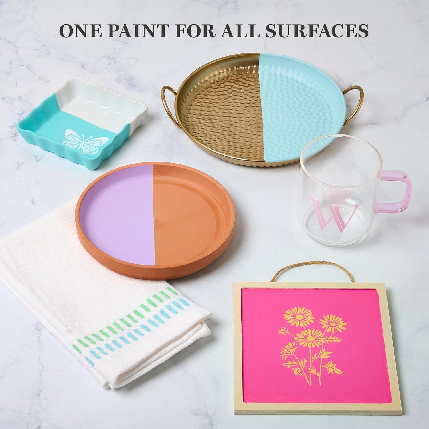 imageMartha Stewart MultiSurface Satin 12 pc Paint Set Elevated NeutralsColor Essentials