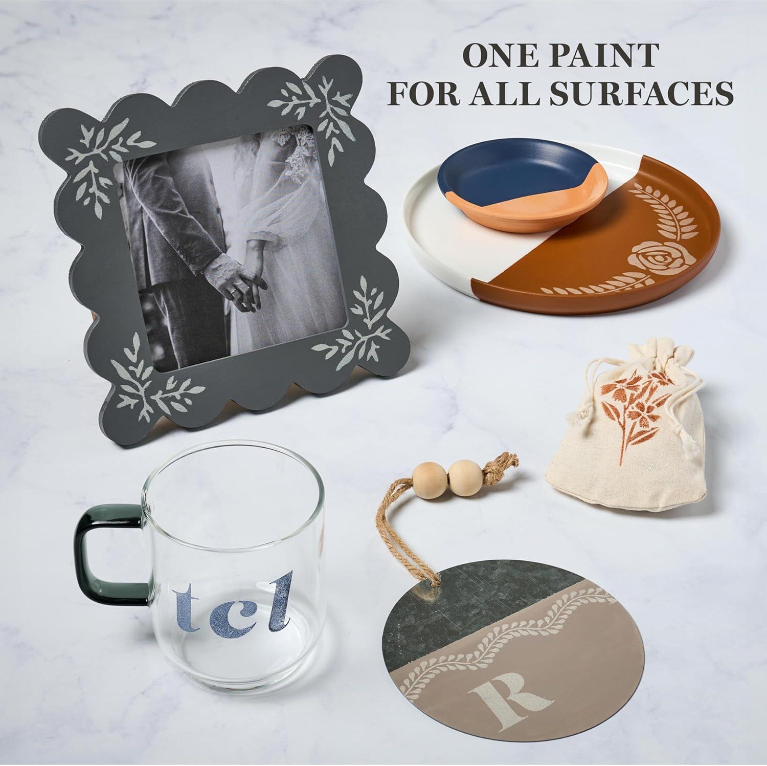 imageMartha Stewart MultiSurface Satin 12 pc Paint Set Elevated NeutralsElevated Neutrals